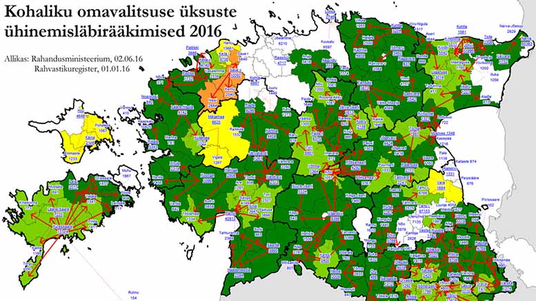 Riigikogu sinetöi kuntauudistuksen – Viron kuntakartta mullistuu ensi  vuoden lokakuussa | Estofennia