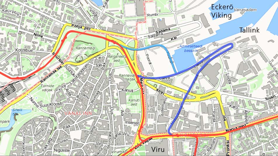 tallinnan raitiovaunu kartta Raitiolinja Tallinnan satamaan – ehkä jo 2020? | Estofennia