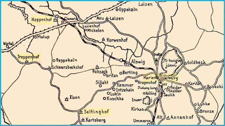 Marienburg–Seltinghof–Treppenhof 25.2.1919