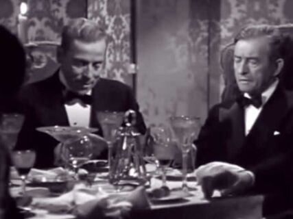 Natsikonspiraatorid Eric Mathis ja Claude Rains lõunal, Alfred Hitchcocki „Notorious”, 1946 Ivan Triesault as Eric Mathis with Claude Rains, Notorious (1946)