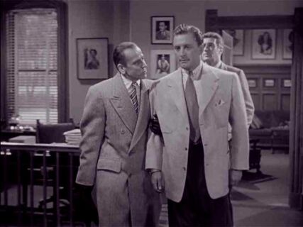 Filmirežissöör Von Ellstein, Kirk Douglas ja Walter Pidgeon, „The Bad and the Beautiful”, 1952 Ivan Triesault as Von Ellstein and Kirk Douglas, The Bad and the Beautiful (1952)