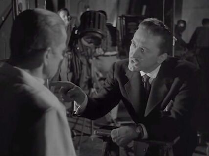 Ivan Triesault as Von Ellstein with Kirk Douglas, The Bad and the Beautiful (1952)